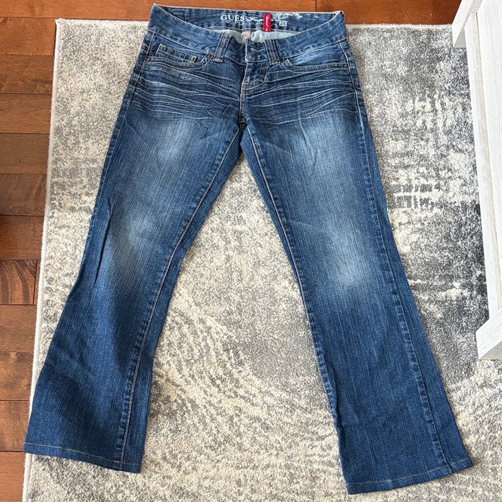 GUESS Daredevil Bootcut Women's Dark Blue Jeans